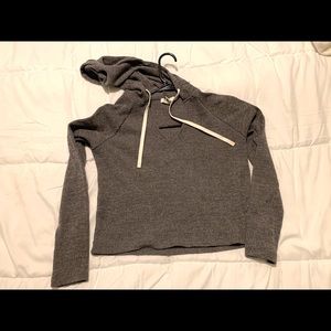F21 cropped hoodie